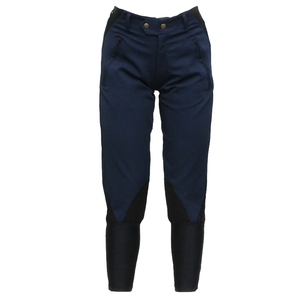 Pantalones de entrenamiento para jockey de carreras de caballos, pantalones de carreras de pista, poliéster, spandex y cuero PU, negro, agarre cómodo para el asiento - Product Image 5