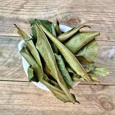 Dried Soursop Leaves Fermented Broken Black <b>Tea</b> Brew Hot Water Organic Health Non Sugar 50gr <b>Box</b> Packaging EXPAD CO Grade - Product Image 3