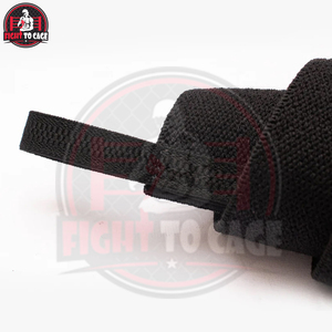 Muñequeras de seguridad para entrenamiento de gimnasio y fitness de alta calidad, de un solo color, de buen proveedor, personalizables. - Product Image 4