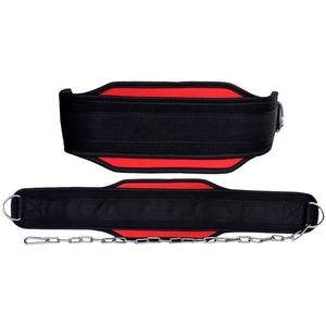 Alta calidad Unisex EVA neopreno gimnasio Dip cinturón transpirable Fitness soporte cadena para levantamiento de pesas para damas - Product Image 1