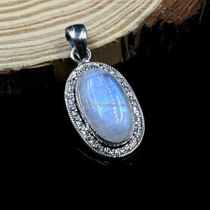 สร้อยคอเงินสเตอร์ลิงแข็ง925-จี้อัญมณีทำด้วยมือ-จี้-เครื่องประดับเงินผู้หญิง - Product Image 4