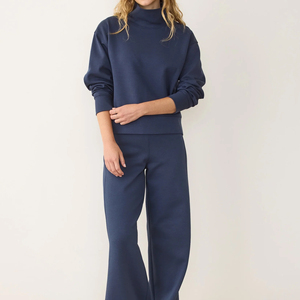 Sudadera de cuello alto estampada para mujer, de invierno, 360 GSM, de tejido polar grueso antipilling, transpirable y de secado rápido - Product Image 4