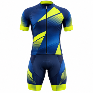 Conjuntos de Uniformes de Ciclismo para Hombre, Diseño Personalizado al por Mayor, Transpirables, de Secado Rápido, Ecológicos y Ligeros - Product Image 1