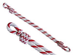 Mützengeflecht Knitted Cap Cord Solid Color Fabric <b>Braided</b> Rope Simple Style Badge <b>Accessory</b> Cord with Metal Hook Custom Color - Product Image 2