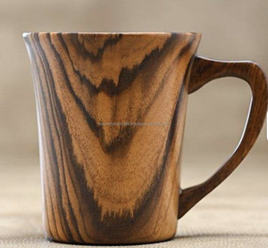 Juego de 50 Jarras de Cerveza de Madera Artesanales Tayyab, de Primera Calidad, Hechas a Mano, Retro, de Madera Marrón, con Asa para Té, Vino Caliente - Product Image 3