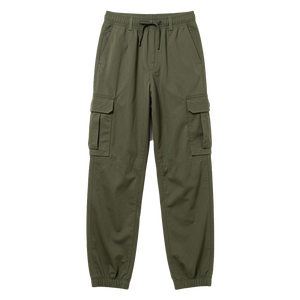 Pantalones Cargo de Satén Impermeables con Múltiples Bolsillos para Mujer, Cintura Alta, Corte Regular, Estilo Urbano Informal, para Invierno y Verano - Product Image 1