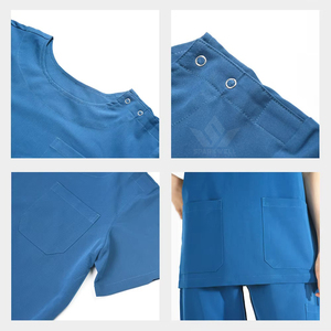 Blouses en sergé pour uniformes médicaux d'hôpital – Respirantes, confortables, vêtements de travail pour le secteur de la santé – Fournisseur ODM - Product Image 6