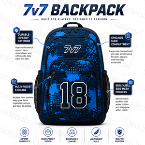 Uniforme de Fútbol Americano de Marca Privada, Uniforme de Club de Fútbol 7v7 de Alta Calidad, Conjunto de Sudadera con Capucha de Fútbol Americano con Sublimación Personalizada - Product Image 4