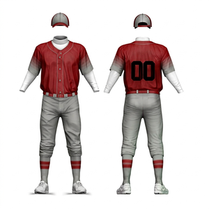 Ensemble uniforme de baseball pour homme, blanc, turquoise, noir, imprimé par sublimation, polyester respirant, manches courtes, coupe classique, toutes saisons - Product Image 6