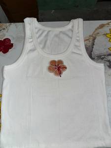 Brown Cocoa Babe Slogan Embroidery Beaded Ribbed Cotton Tank Top Women Summer Sleeveless Crop <b>Shirt</b> Trade Distributor - Product Image 2
