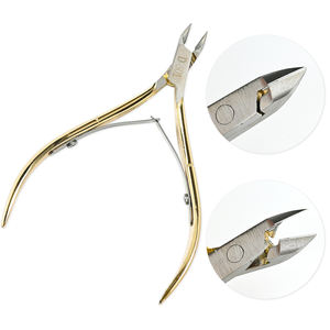 Pince à cuticules professionnelle en acier inoxydable, coupe-ongles, éliminateur de peaux mortes, pédicure, manucure, pince à cuticules pour doigts et orteils, personnalisable - Product Image 5