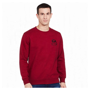 Sudadera Deportiva de Felpa con Cuello Redondo, Corte Regular, Ropa Casual de Invierno para Hombre, Transpirable, de Secado Rápido, Poliéster/Algodón - Product Image 1