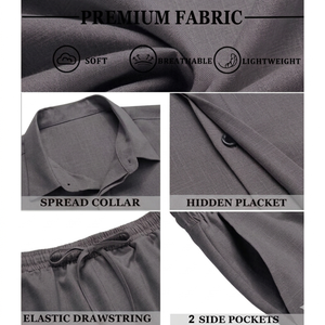 2026 New Arrivals Summer Two Piece Co-ord <b>Set</b> Fashion High Quality Short Sleeve Shorts <b>Sets</b> Everyday To Wear Co-ord <b>Set</b> Men's - Product Image 3