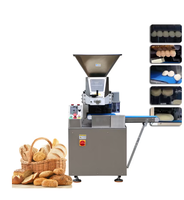 Machine à boulangerie entièrement automatique en acier inoxydable 304, diviseuse et rondeuse de pâte à hamburger, découpeuse de pâte à pizza continue haute vitesse