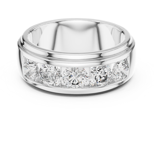 Luxury 925 Sterling Silver Round Cut Moissanite <b>Diamond</b> <b>Ring</b> Factory Wholesale Custom Jewelry Manufacturer - Product Image 1