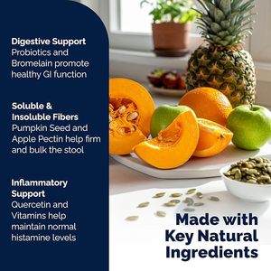 Probiotiques pour le soutien des glandes anales, friandises molles pour chiens et chats, graines de citrouille naturelles, sans céréales, absorption rapide, soutien immunitaire, santé - Product Image 3