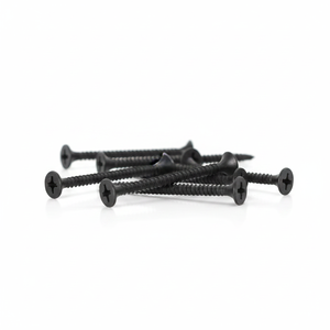 Tornillos Métricos de Acero al Carbono Negro Clase 8.8, Rosca Gruesa, Cabeza Pan, Acabado Fosfatado, Marca PDC, Modelo 9 para Fijación de Paneles de Yeso - Product Image 2