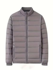 Chaquetas Acolchadas para Hombre, Moda de Invierno, Diseño Personalizado, Cuello de Piel, Ropa de Calle, Chaqueta de Plumón, Impermeable, Cuello Alto - Product Image 4