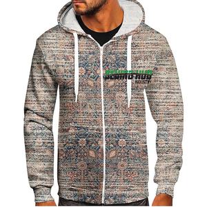Venta al por mayor de alta calidad de color personalizado Sudadera con capucha de lana de gran tamaño patrón sólido sublimación sudadera fábrica de algodón mezclado - Product Image 1