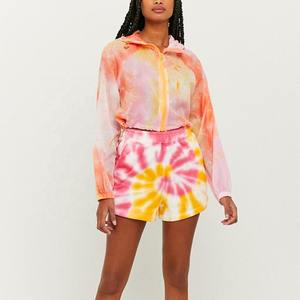 Ensemble 2 pièces d'été respirant coupe-vent : Veste zippée imperméable et short - Product Image 1