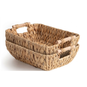 Bandeja Premium de Pasto Marino: Almacenamiento Sostenible para Accesorios de Cafetería y Contenedores de Bolsitas de Té - Product Image 1