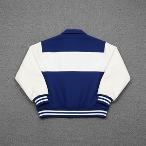 <b>Men's</b> Varsity <b>Jacket</b> Custom College Letterman <b>Jacket</b> Wool Blend Leather Sleeve <b>Baseball</b> <b>Jacket</b> OEM ODM Bulk Wholesale Supplier - Product Image 3