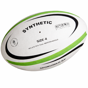 ลูกบอลรักบี้สำหรับโปรโมชั่น ทำจากยางสังเคราะห์ที่ทนทาน ปรับแต่งโลโก้ได้อย่างเต็มที่ เหมาะสำหรับงานอีเว้นท์ขององค์กรและการส่งเสริมกีฬา - Product Image 1