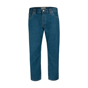 Jean en denim bleu pour homme 2025, grande taille, coupe droite décontractée, double couture, confortable, pour hommes de grande taille, pantalon de mode, vente en gros - Product Image 5