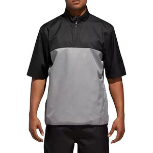 Men Short Sleeve Half-Zip <b>Sport</b> <b>Jacket</b> Color Blocking Lightweight Quick Dry Polyester <b>Summer</b> Outdoor Wear - Product Image 5