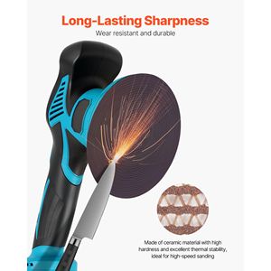 Dischi Abrasivi in Ceramica Anti-Intasamento da 5 Pollici, 50 Pezzi, Grana 120, Senza Polvere, con Fissaggio a Strappo - Product Image 4