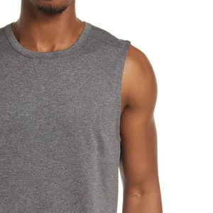 OEM Blank Cotton Jersey Casual Gym Wear <b>Men</b> Sports <b>Singlet</b> Clothing Manufacturer - Product Image 4