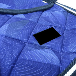 Ensemble de tapis de selle personnalisé pour cheval, couleur unie, style western, doublure en polycoton doux, satin et mousse pour l'équitation - Product Image 5