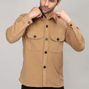 เสื้อเชิ้ตผู้ชายมาใหม่ ขายส่ง เสื้อแจ็คเก็ตผ้าแฟลนเนลพรีเมียมทรงโอเวอร์ไซส์ อุ่นสบาย ผ้าฝ้ายลายสก็อต แขนยาว ติดกระดุม สวมใส่สบายๆ สำหรับออฟฟิศ - Product Image 3