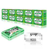 Lames de rasoir à bord simple Sharp Super Platinum, en acier inoxydable, jetables, importées, de qualité supérieure et durable, en pack pilier, très demandées