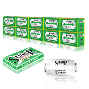 Lames de rasoir à bord simple Sharp Super Platinum, en acier inoxydable, jetables, importées, de qualité supérieure et durable, en pack pilier, très demandées - Product Image 3