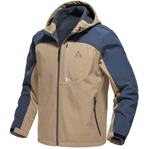 Chaqueta Softshell de Invierno para Hombre, Duradera, Cómoda, para Uso en Exteriores, Cuello Alto, Material de Alta Calidad, Logotipo Frontal, Transpirable, Resistente al Viento - Product Image 3