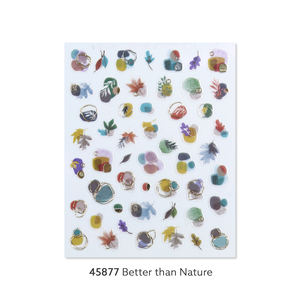 Calcomanías y pegatinas con matices de hoja de arce, pegatinas de Arte de uñas de varios tamaños, oem odm diseño coreano, mejor que la naturaleza n. ° 45877 - Product Image 1