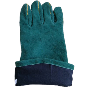 Guantes de Soldadura de Cuero Vacuno de Primera Calidad, Talla XL, Palma Doble y Dedos Reforzados, Antideslizantes e Impermeables - Product Image 5