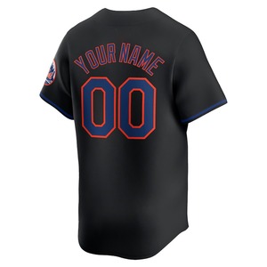 Maillot de baseball personnalisable orange pour garçons, col en V, sans manches, séchage rapide, en polyester écologique et sergé maillé - Product Image 6