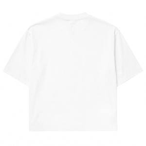 เสื้อยืดคอกลมแขนสั้นสีขาวสำหรับผู้ชาย ทรงปกติ ผ้าฝ้ายเจอร์ซีย์ 100% สีพื้นเรียบง่าย ดีไซน์เรียบๆ - Product Image 4