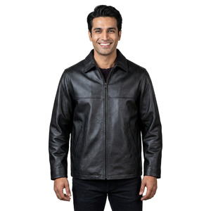Custom Mens Winter <b>Jacket</b> <b>Western</b> Style Made from 100% Genuine CowSheep Leather for a Premium Look <b>jacket</b> for men - Product Image 5