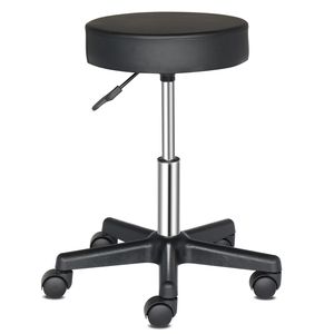 Sgabello da Bar Moderno con Base Cromata e Piedi ad Arco in Plastica, Modelli Nero e Giallo per Cucina e Uso Esterno, Sedia da Bar Girevole - Product Image 4