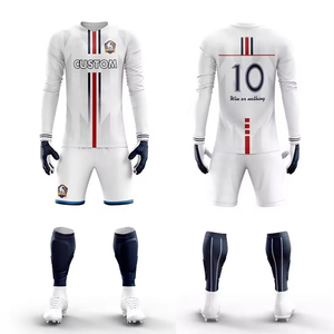 2026 Trends Custom Football Jersey Sets Team Uniform Wear Training Wholesale Latest Cheap Reversible <b>Men</b> Quantity Soccer Uniform - Product Image 1