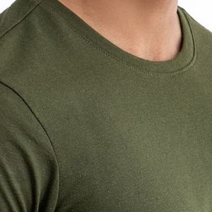 T-shirt streetwear personnalisé 100 % coton à col rond, haute qualité, manches courtes, coupe classique, fabricant OEM ODM, tricoté, respirant - Product Image 2