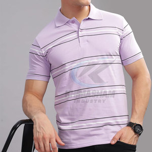 Camiseta de Color Sólido para Hombre, Talla Grande, Tejido de Punto Transpirable, Manga Corta, Ropa de Verano - Product Image 5