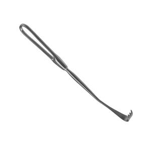 เครื่องมือถ่างเส้นเลือดแบบใหม่ Sachs Vein Retractor ปลายสแตนเลสแบบโค้งและแบบฟันเลื่อย 4 แฉก ขนาด 21 ซม. สำหรับการแพทย์ โดย Blush Surgical - Product Image 2