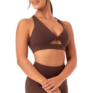 Conjunto de Yoga para Mujer, Ecológico, Transpirable y Ligero, con Sujetador Deportivo con Diseño Cruzado y Leggings de Cintura Alta Elástica, 2 Piezas - Product Image 2