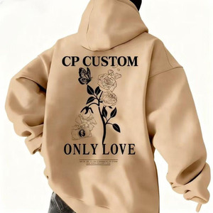 Sudadera con Capucha Premium para Hombre, Impresa con DTF, Diseño Personalizado, Mezcla de Algodón Transpirable, Sudadera de Alta Calidad, Fabricación OEM y ODM - Product Image 1