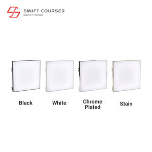 Afficheur publicitaire en tissu avec éclairage LED pour montage mural, style moderne, en métal - Product Image 6