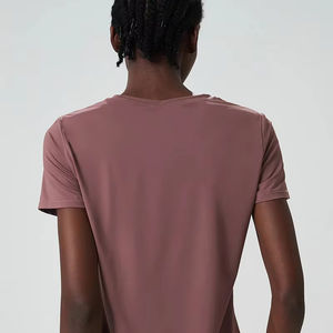 Vêtements de sport et d'entraînement : T-shirts de gym, T-shirts de yoga athlétiques d'été, hauts amples décontractés à manches courtes 2026 - Product Image 4